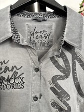 Soccx Graue Bluse Gr.38