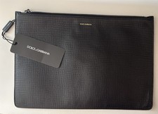 Kalbsleder Clutch mit Logo -