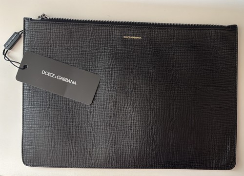 Kalbsleder clutch mit logo - clutch,