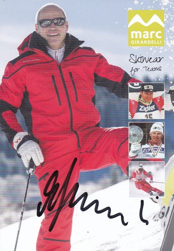 Autogrammkarte marc girardelli - marc,