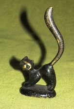 Messing Bronze Glutlöscher -Katze- Baller Bosse Ära