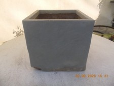 Pflanzkübel quadratisch Beton Fiberglas 29 x 29 cm