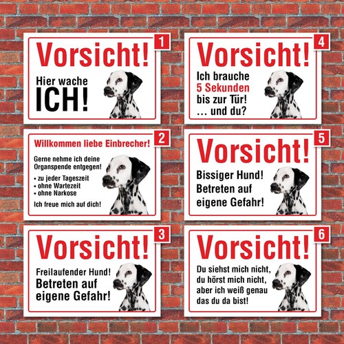 Vorsicht hier wache ich - "hier, ich"