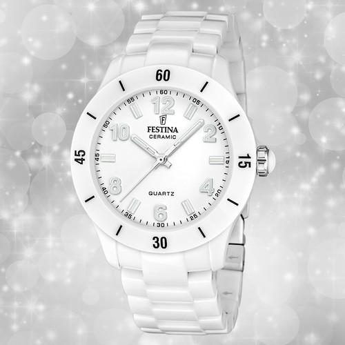 Festina damenuhr keramik - festina,