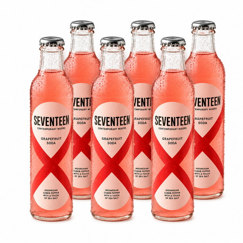 Seventeen grapefruit soda - seventeen,