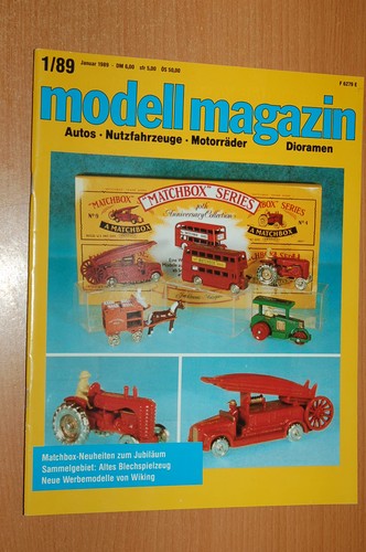 Modell magazin jahrgang 1989 - modell,