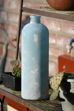 Glasvase,Flasche,gefrostet,4 wunderschöne Farben wählbar,33cm hoch