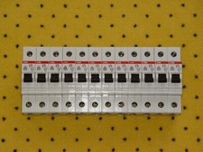 12x ABB Leitungsschutzschalter B10A, Sicherungsautomat S261, LS-Schalter B 10 A