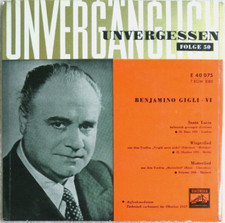 7"  BENJAMINO GIGLI -
