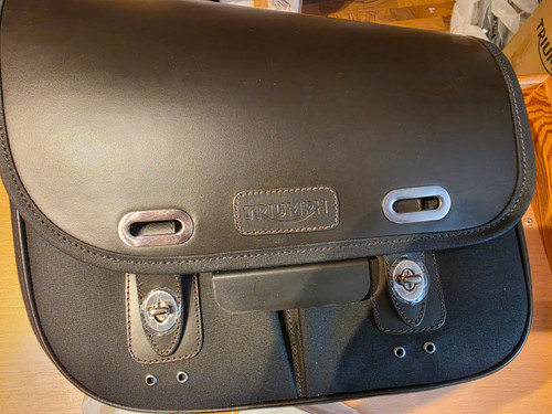 Satteltasche links mit halter - satteltasche,