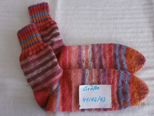 Socken handgestrickt