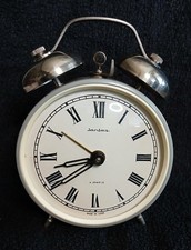 Vintage Glockenwecker Jantar – 50er Jahre, UdSSR – 4 Jewels – Russischgrau