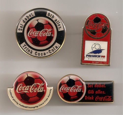 Vier verschiedene coca cola - verschiedene,