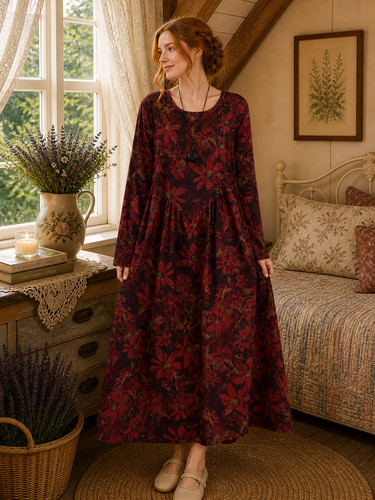 Landhaus maxi kleid - ❣️landhaus,