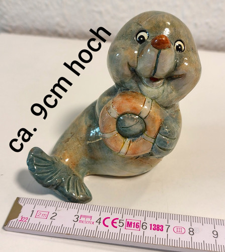Robbe seehund dekofigur - robbe,