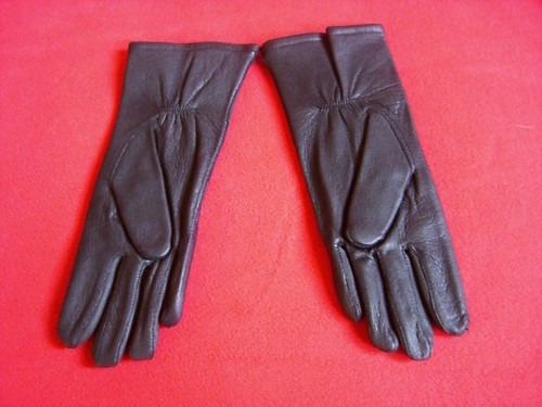 Damen lederhandschuhe schwarz - damen,