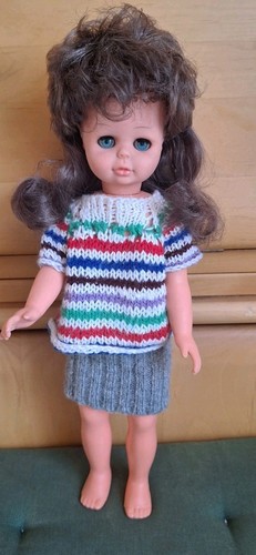 Puppe 37cm 60er jahre - 60er,