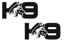 K9 Training Dog 2x Aufkleber