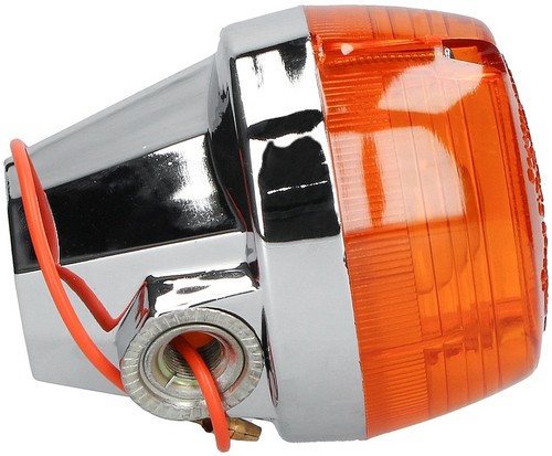 Moto guzzi blinker - rund,, chrom