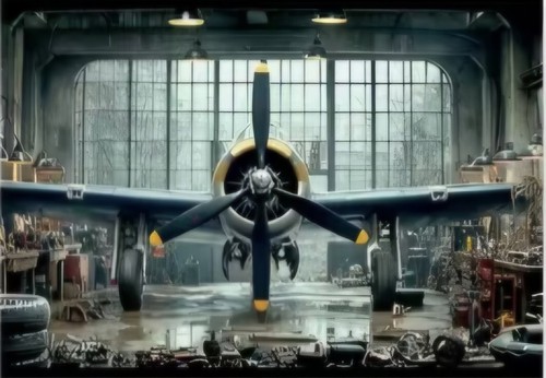Banner poster grumman - banner, f4f