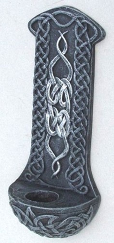 Keltische wandkerzenhalter mit - keltische,