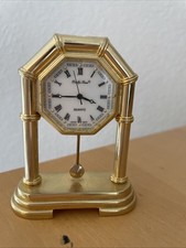 Miniatur Tischuhr "Goldfarben