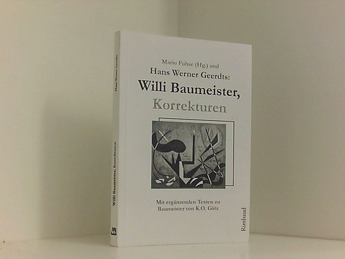 Willi baumeister korrekturen - baumeister,,