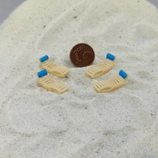 5 Gartenliegen, H0 1:87