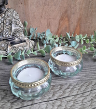 Glas Teelichthalter