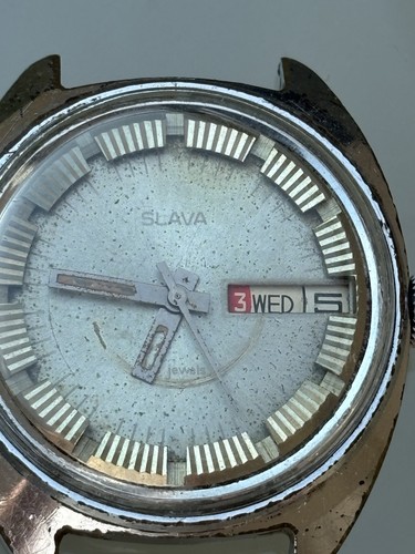 Vintage armbanduhr slava - armbanduhr, „slava“