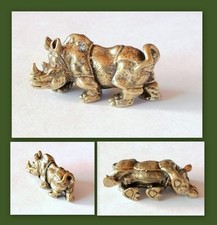 Messing Nashorn Rhinozeross