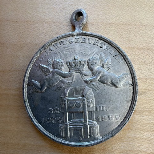 Silber medaillenanhänger - silber,