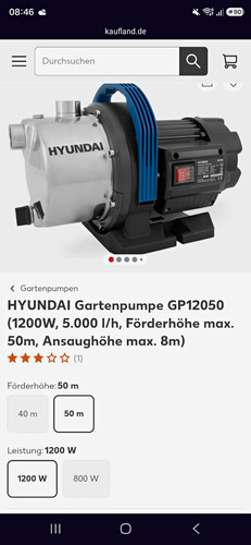 Hyundai gp12050 gartenpumpe - hyundai,