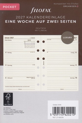 Filofax 68258 pocket - 27-68258,