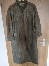 Leder trenchcoat mantel damen - leder,