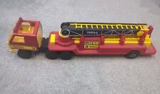 Oldtimer 1978 Tonka Leiter Feuerwehrauto Nr. 3 Fahrerhaus & Anhänger rot und gelb sehr selten