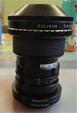 Aufsatzobjektiv FishEye Weitwinkel 0,15x Soligor 37mm für z. B. Sony Handycam