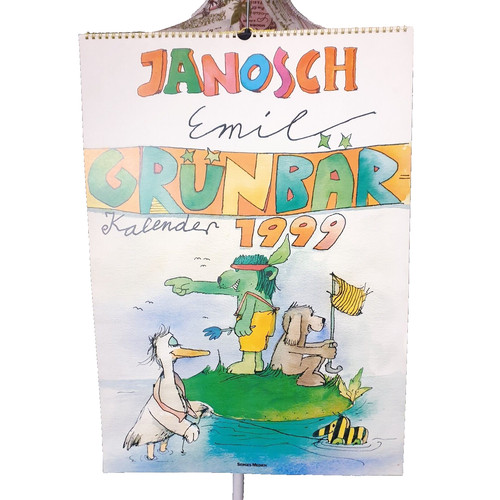 Vintage janosch kalender - vintage, 1999