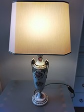 POTSCHAPPEL DRESDEN GROSSE PORZELLAN  LAMPE   1. WAHL