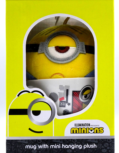 Minion tasse mit plüschfigur - minion,