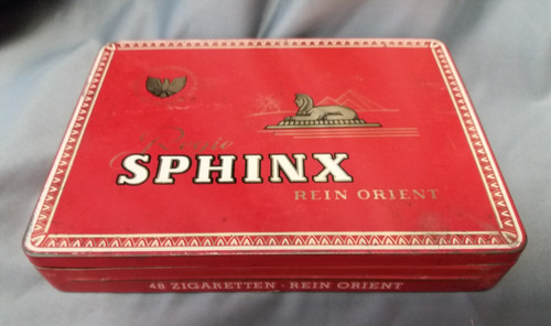 Alte blechdose sphinx regie - alte,