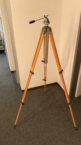 Vintage holzstativ mit - vintage,