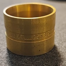 IVT Hülse 25 x 3,5 Messing Prineto WÜRTH Schiebehülse
