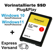 SSD Festplatte mit vorinstalliertem Windows 10 Windows 11 für PC Laptop Notebook