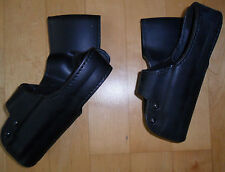 AKAH Polizei Laminat - Holster NEU P5 u. Andere Gürtelholster Leder schwarz