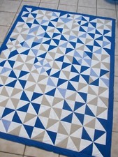 Patchwork Tagesdecke Unikat selbst genäht Unikat