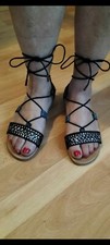 Schnür Sandaletten Damen In 39