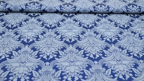 Rankenstoff blau stoff mit - ,