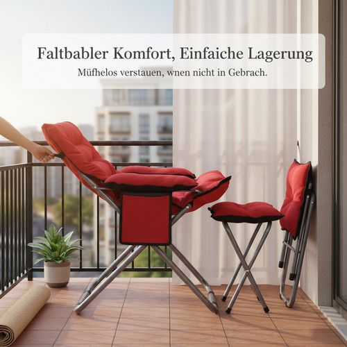 Faltbarer sessel mit - sessel,