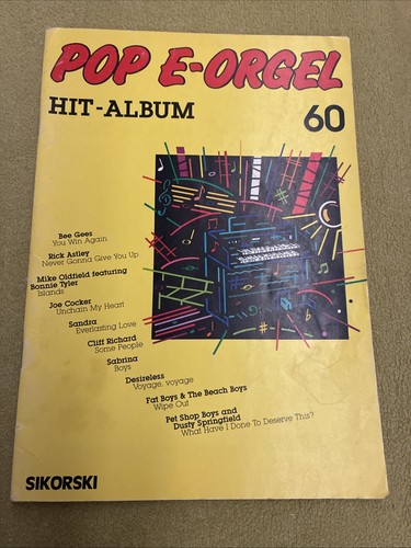 Pop orgel hit album - e,